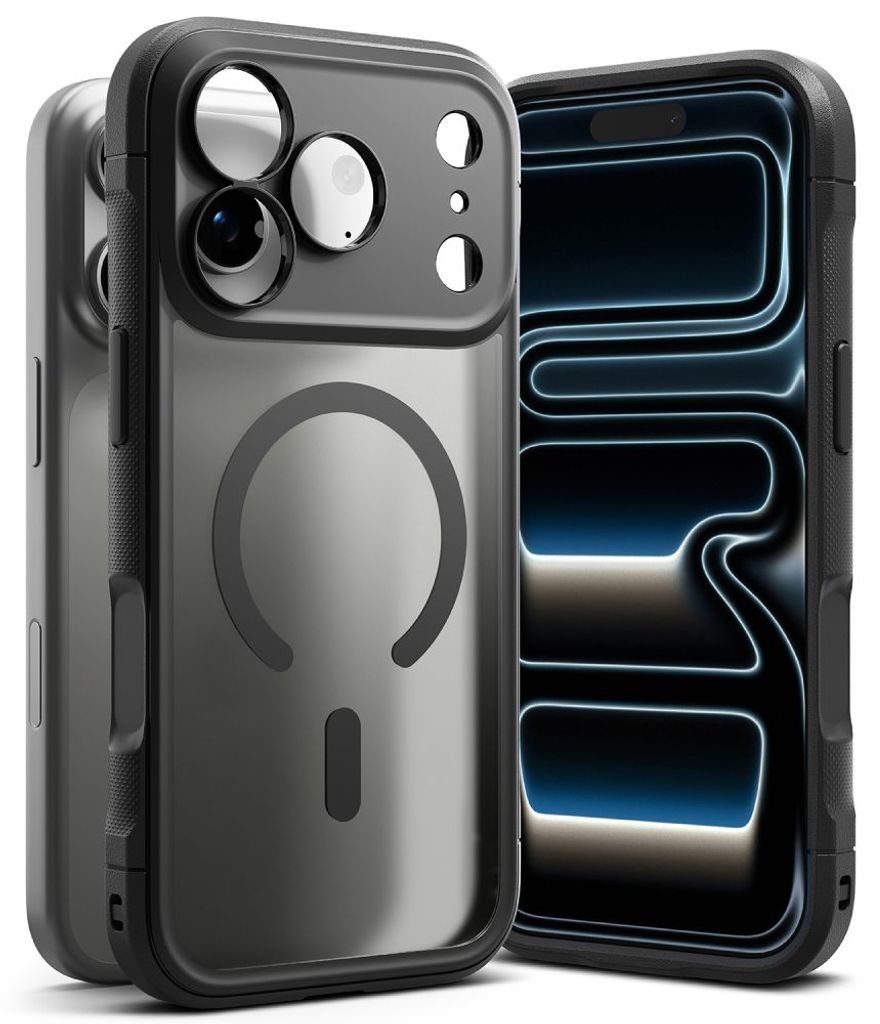 Ringke Fusion Bold MagSafe Skal till iPhone 18 Pro / 17 Pro - Matt Svart