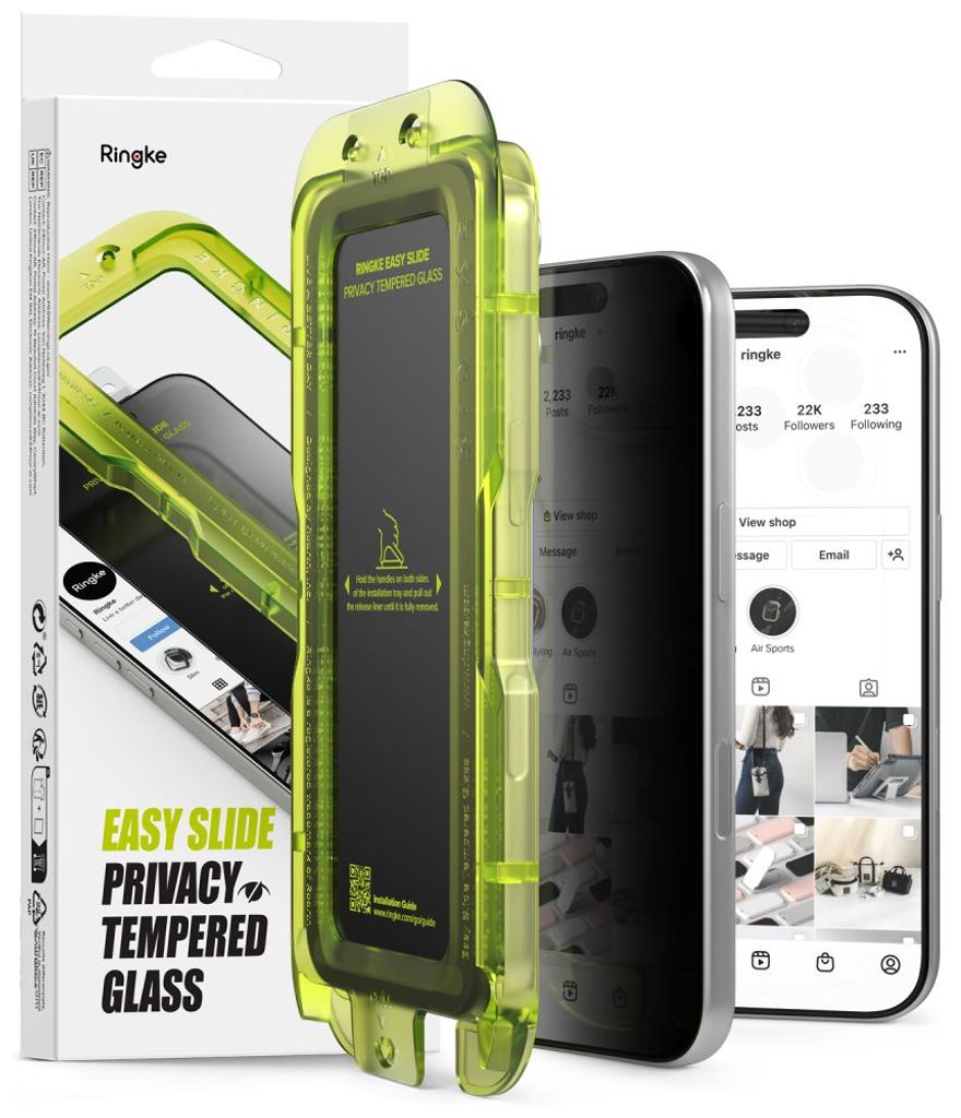 Ringke Easy Slide Privacy Skærmbeskyttelse til iPhone 18 Pro Max
