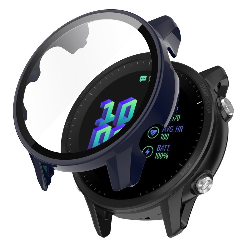 Garmin Forerunner 955 Skal med Skärmskydd - Mörkblå