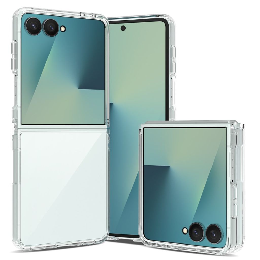 Samsung Galaxy Z Flip8 Cover med akrylbagside - Gennemsigtig