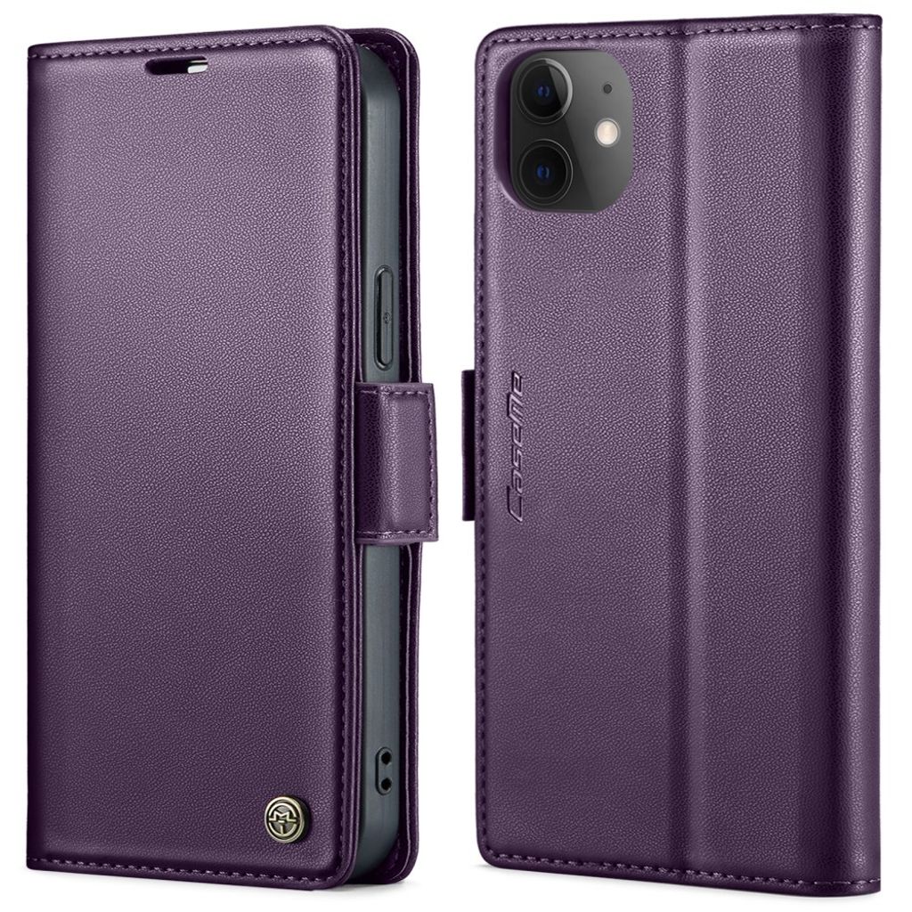 CASEME iPhone 12 / 12 Pro Etui med Kortplads - Lilla
