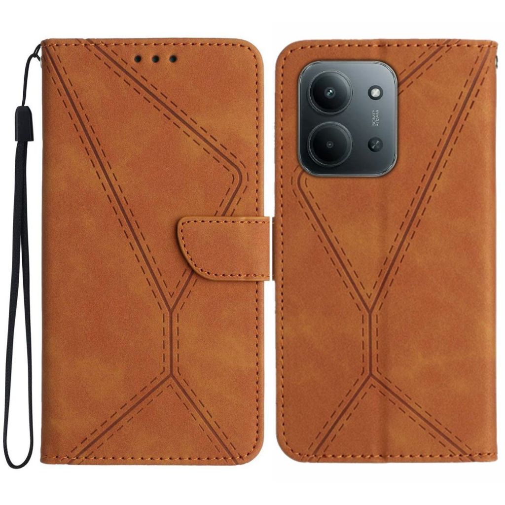 Xiaomi Redmi 15C 5G / 15C 4G Lompakkokotelo - Ruskea