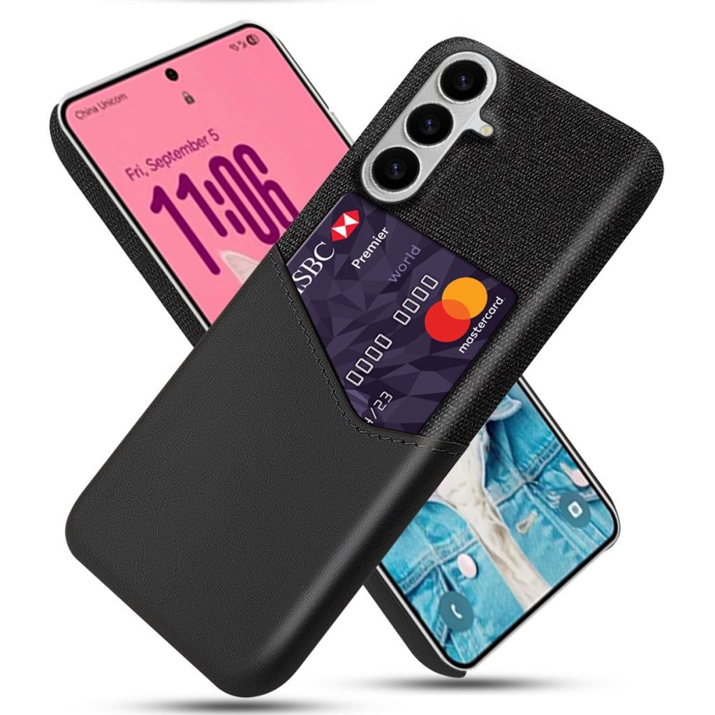 Samsung Galaxy S26 / S26 Pro Skal med Kortfack - Svart