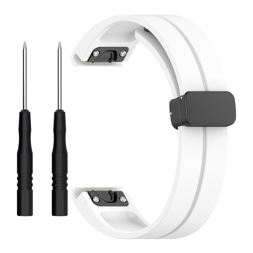 Garmin Fenix 8 47mm etc. Watch Strap with Tools - White