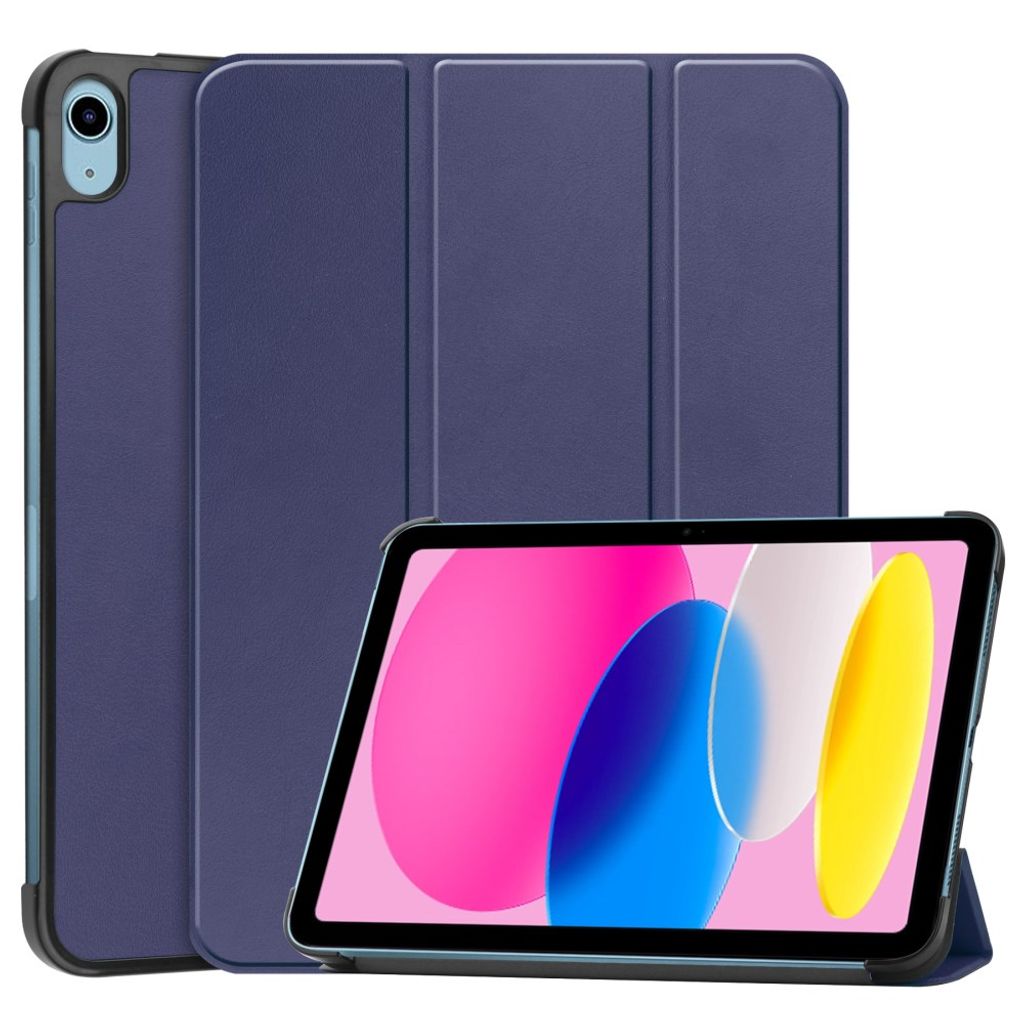 iPad A16 11" 2025 / 10.9" 2023 Tri-fold flip cover - Blå