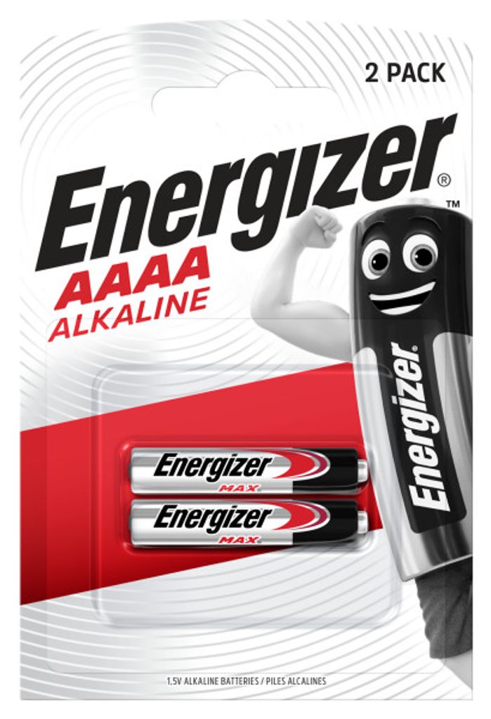 Energizer Alkaline AAAA LR61 1.5V – 2-pak