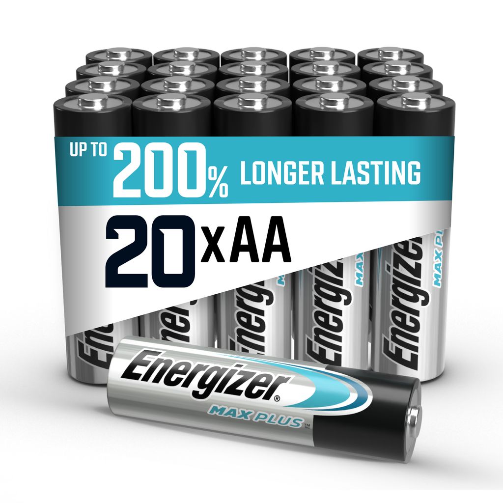 Energizer Max Plus AA-batteri LR6 1,5V – 20-pack