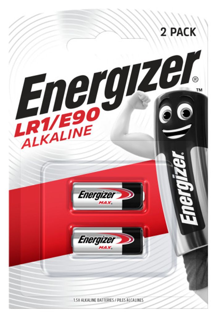 Energizer Alkaline LR1 1.5V – 2-pak