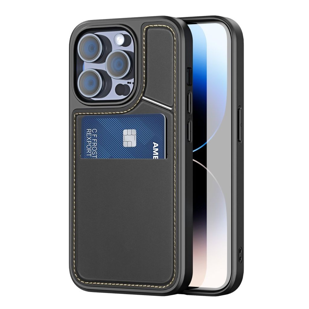 DUX DUCIS iPhone 14 Pro Max Magnetic Wallet Case - Black
