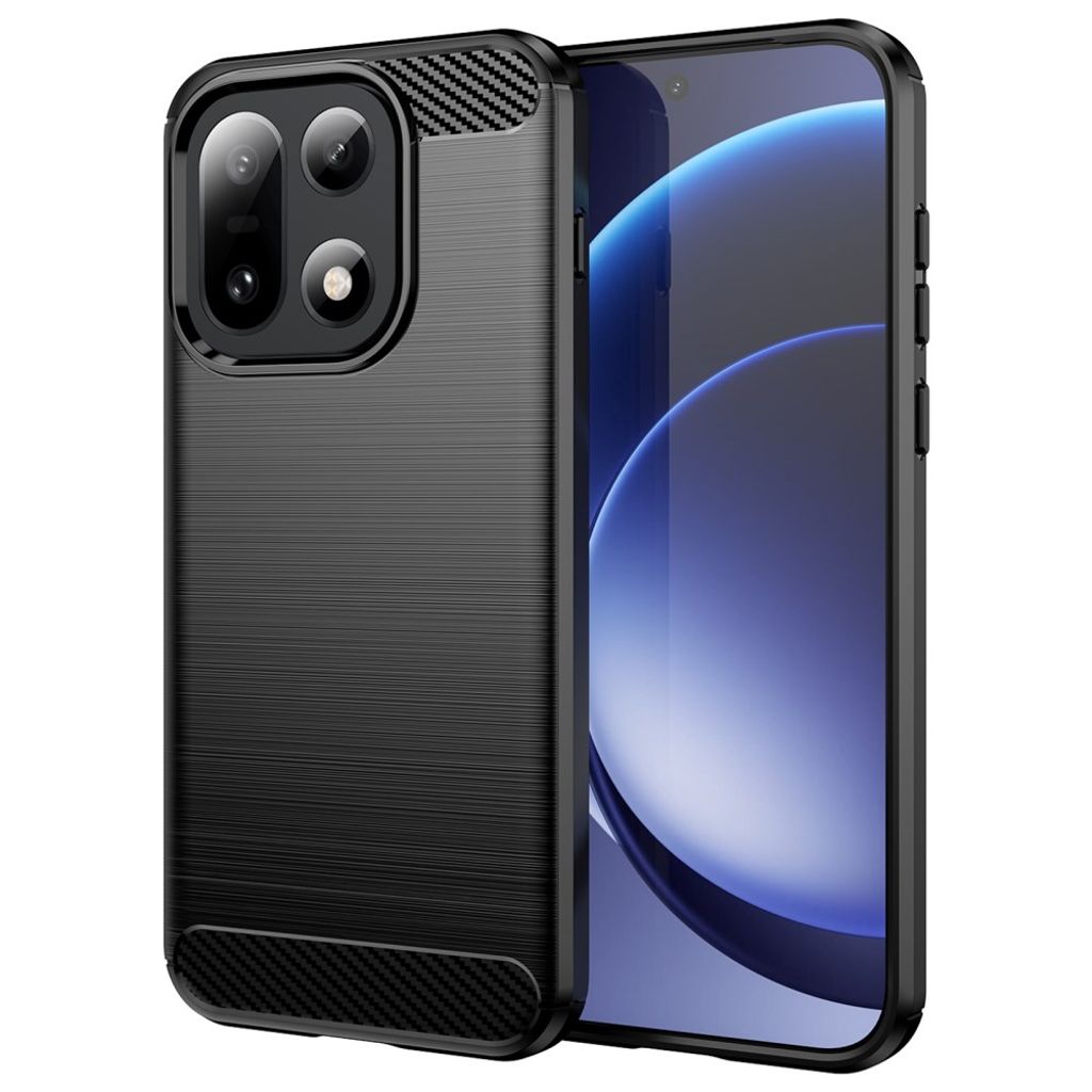 OnePlus 15 5G Kuori Hiilikuitukuvio Harjattu - Musta