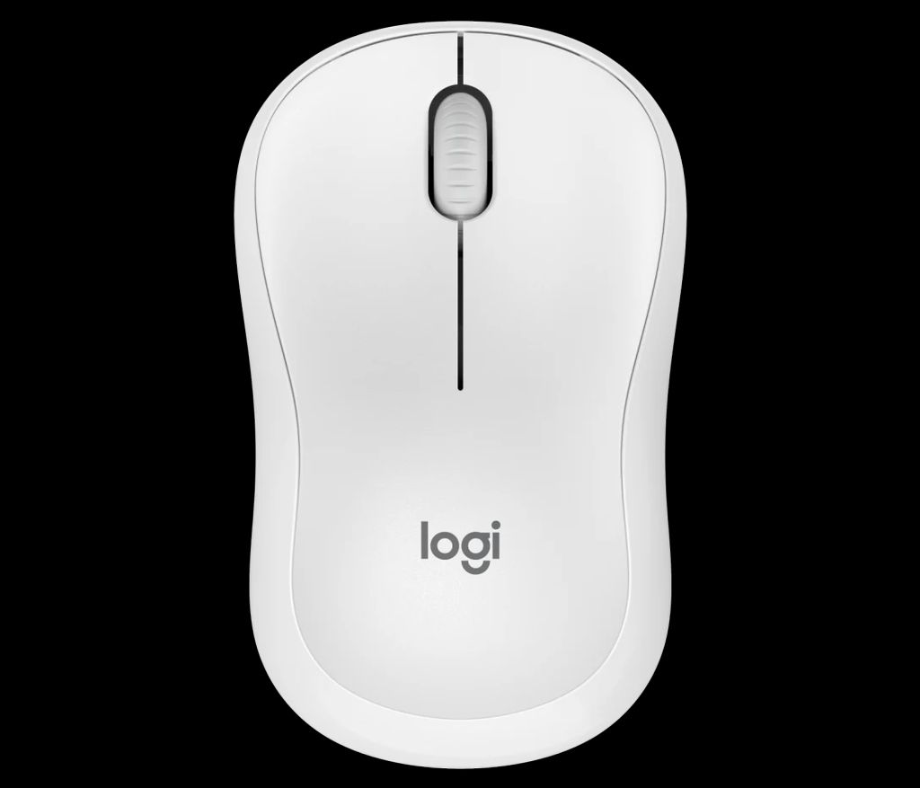 Logitech M240 trådløs Bluetooth-mus, lydløs - hvit