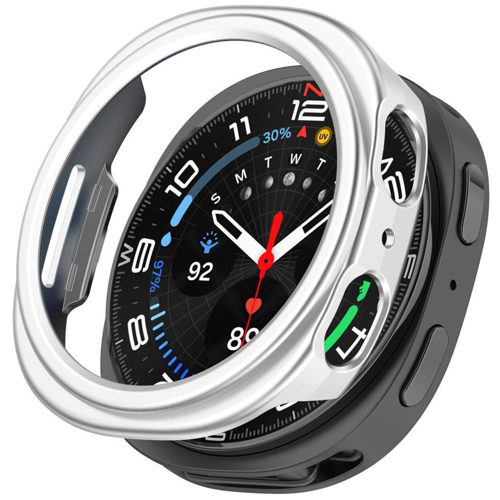 Samsung Galaxy Watch9 44mm Rammedeksel - Sølv