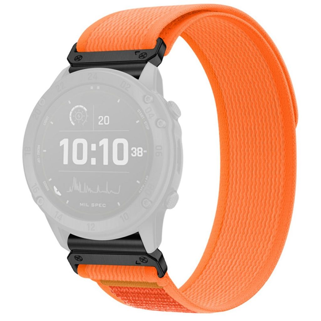 Garmin Fenix 8 Pro/Quatix 8/Tactix 8 47mm Klockarmband i Nylon - Orange