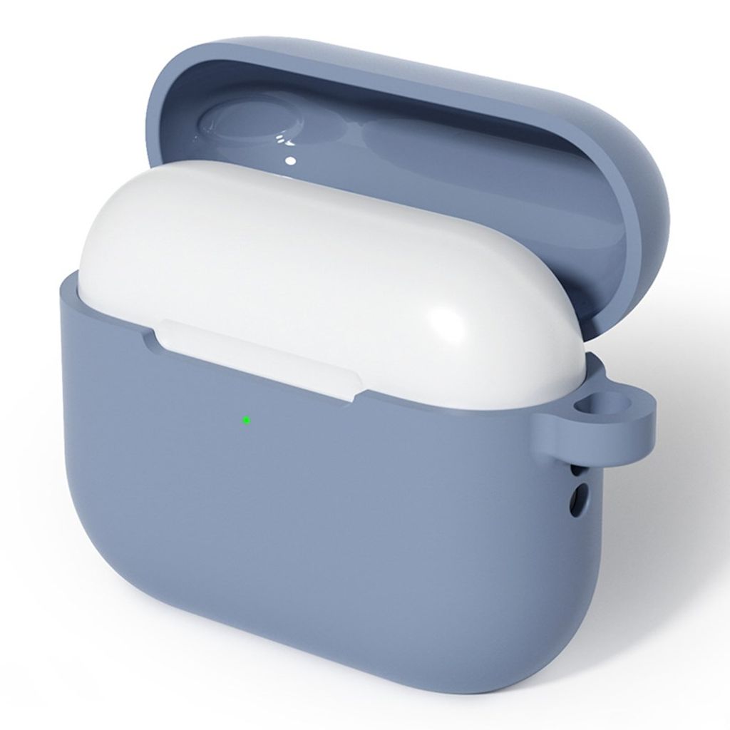 Apple AirPods Pro 3 Silikone Cover i Silikone med Karabinhage - Mørkegrå