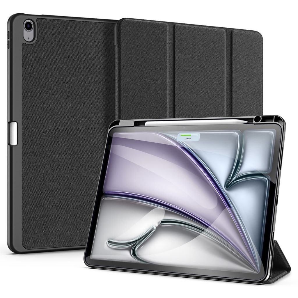 Dux Ducis iPad Air 13" 2026/2025/2027 Flip cover med holder til styluspen - Sort