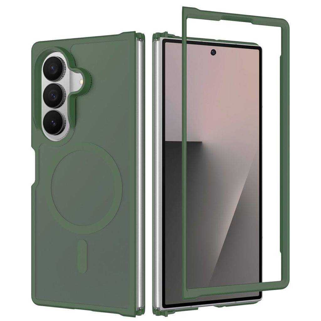Samsung Galaxy Z Fold8 Ultra MagSafe cover med akrylbagside - Grøn