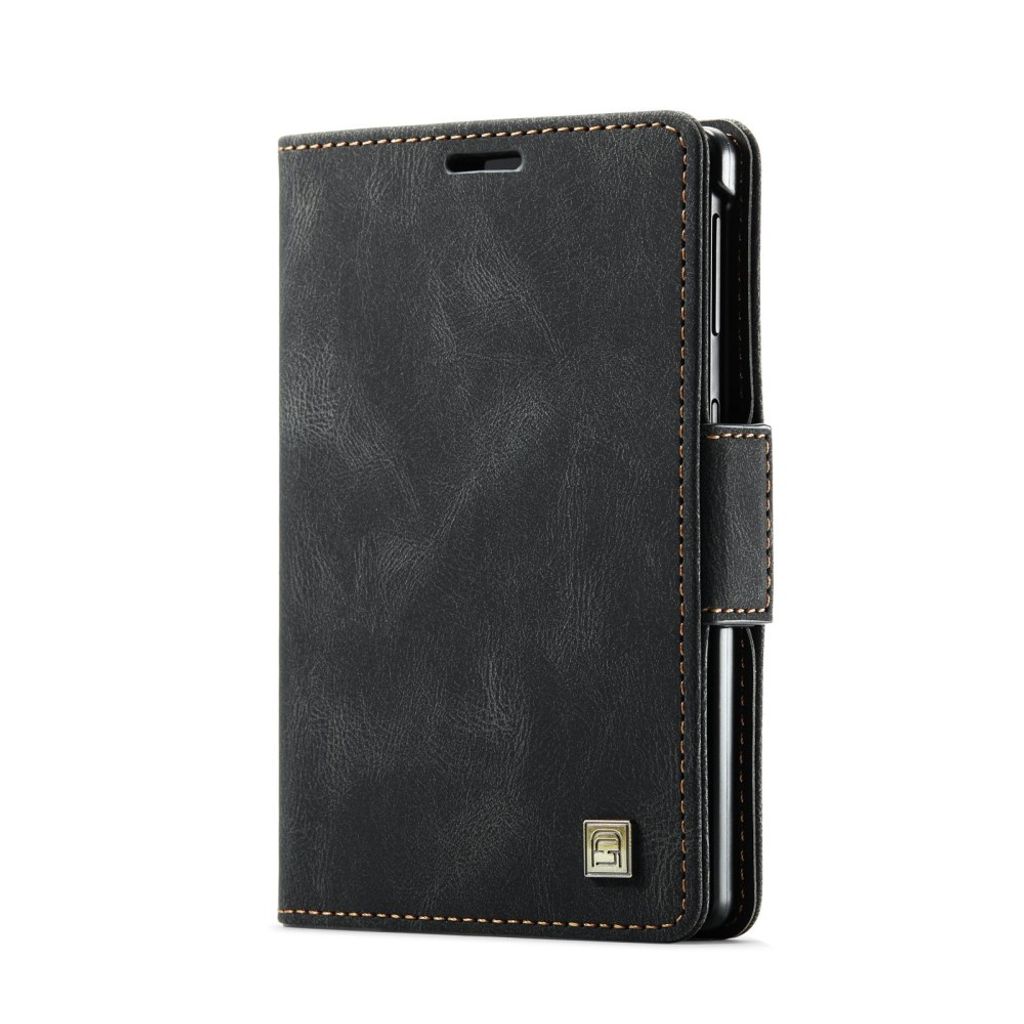 AUTSPACE Samsung Galaxy Z Fold8 Flip Cover i PU-læder med RFID-blokering - Sort