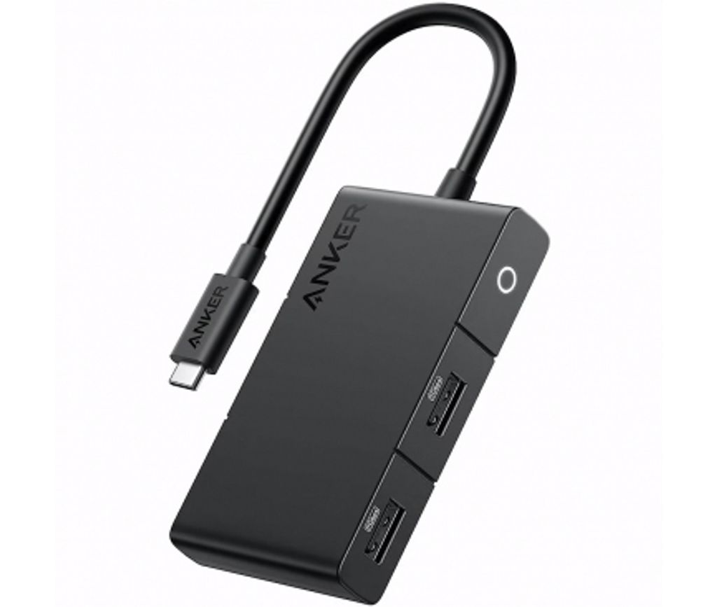 Anker 332 USB-C-keskitin 5-in-1 2x USB-A / 2x USB-C / 1x HDMI - musta