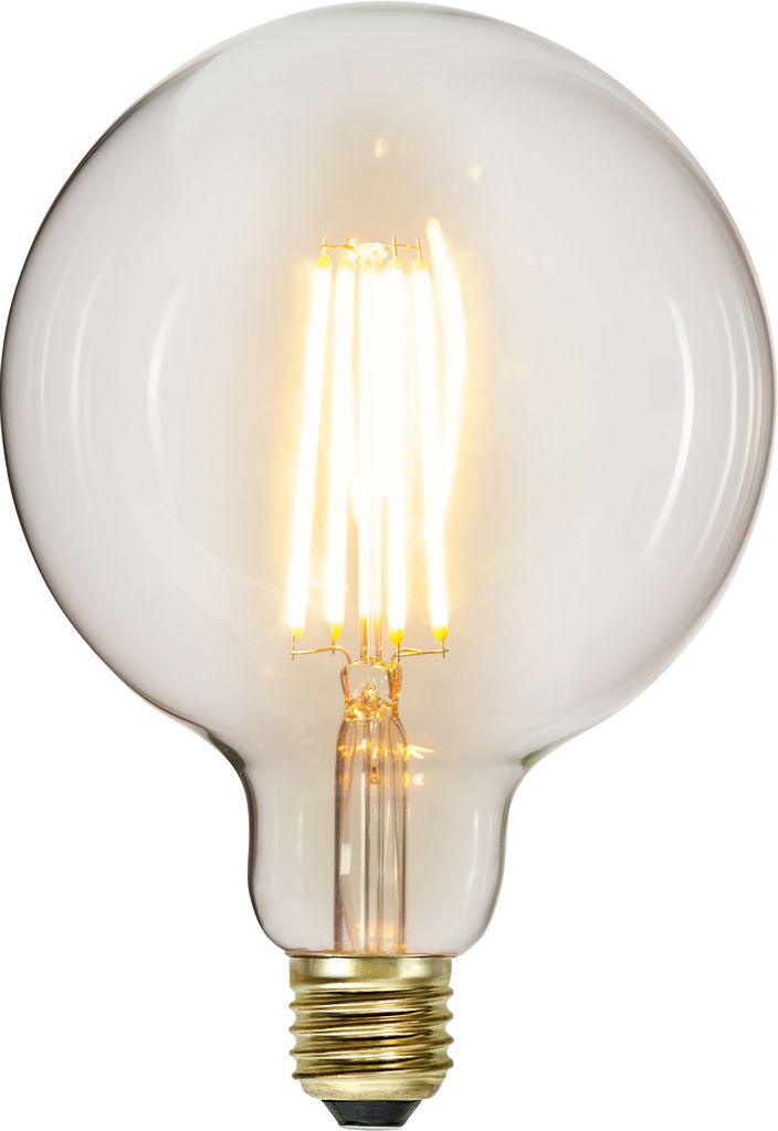 LED-pære E27 G125 Soft Glow 3-trinns minne