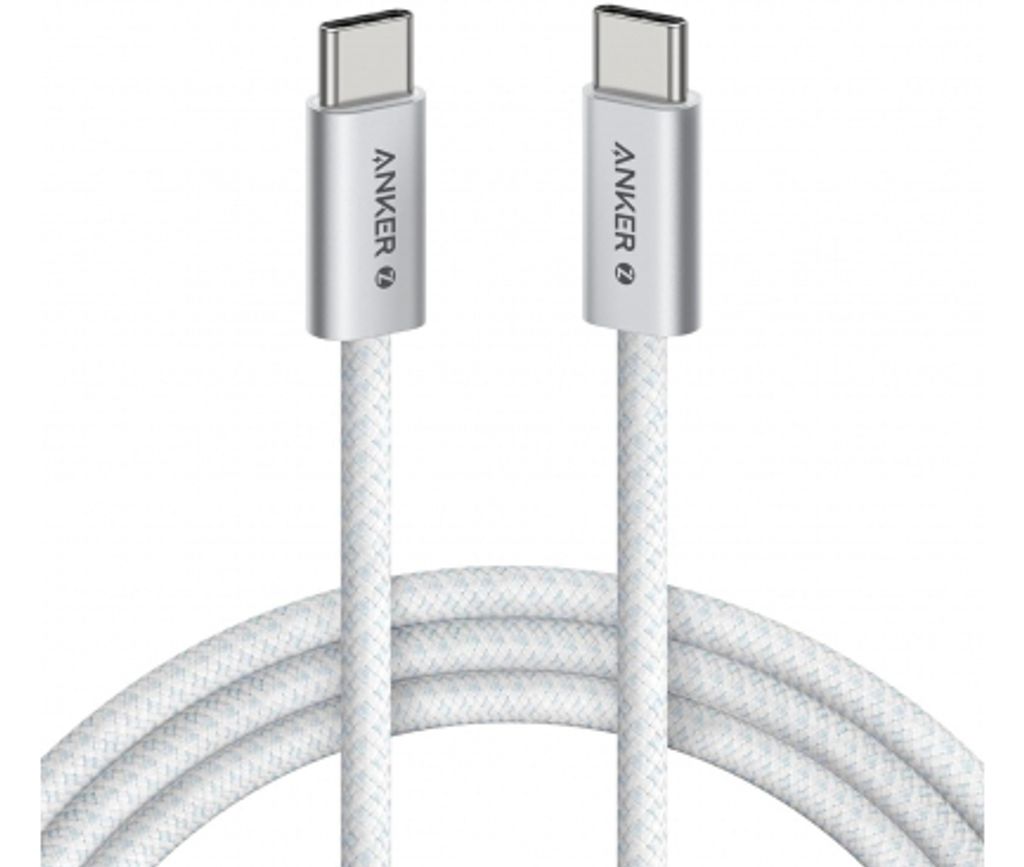 Anker Zolo USB-C till USB-C laddkabel 240W, 1m – Vit | Kablar - USB-C | Batteritema
