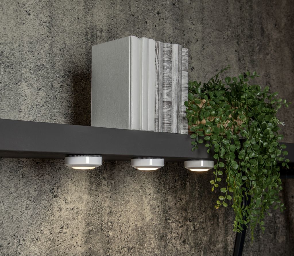 LED-lampa Functional 3-pack 40Lm med självhäftande tejp