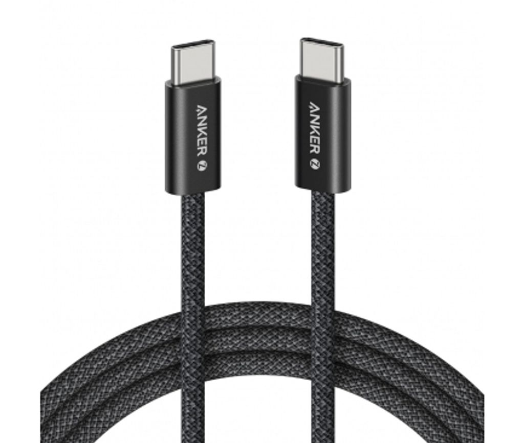 Anker Zolo USB-C till USB-C-kabel 240W, 1,8 m – Svart | Kablar - USB-C - USB-C till USB-C | Batteritema