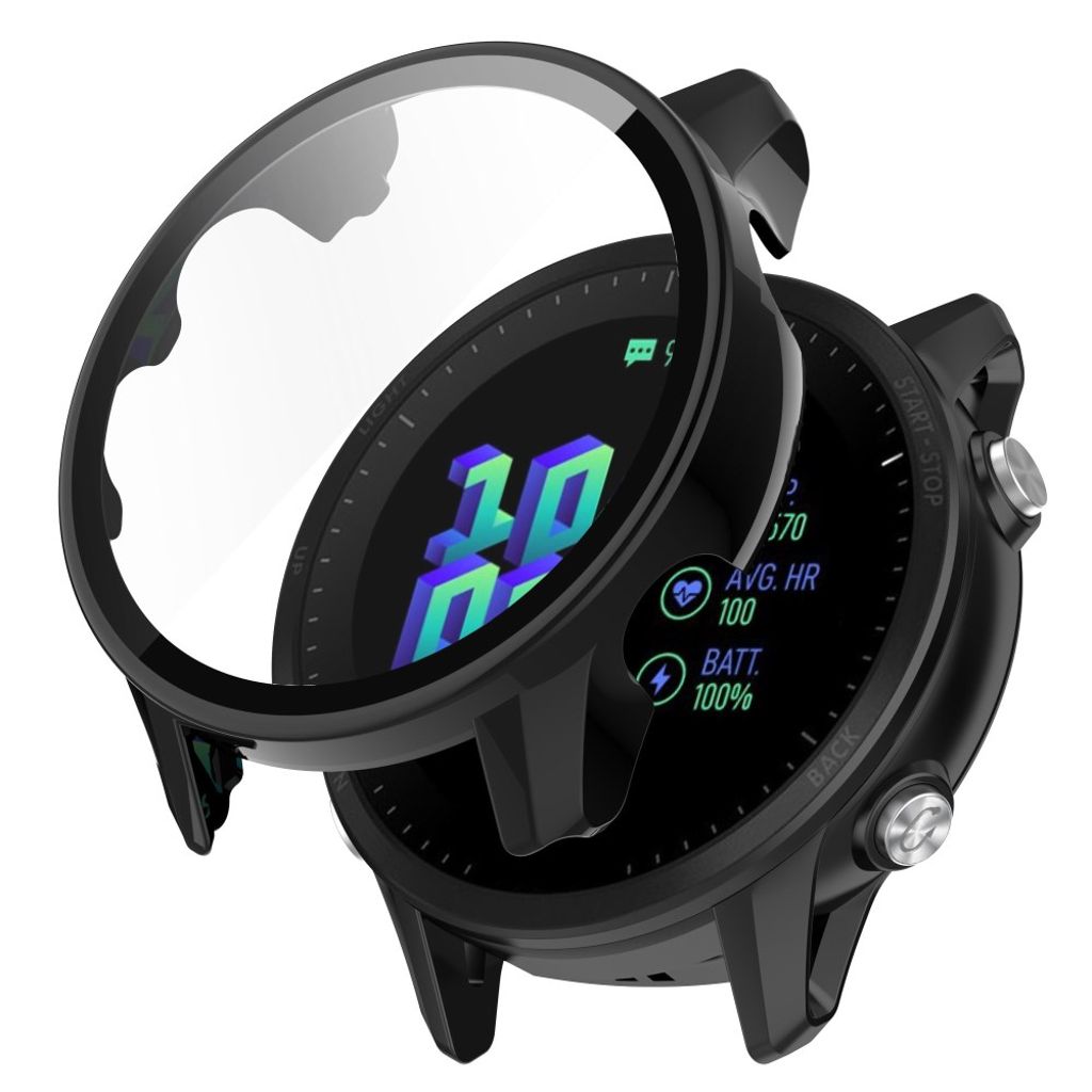 Garmin Forerunner 955 Deksel med Skjermbeskytter - Svart