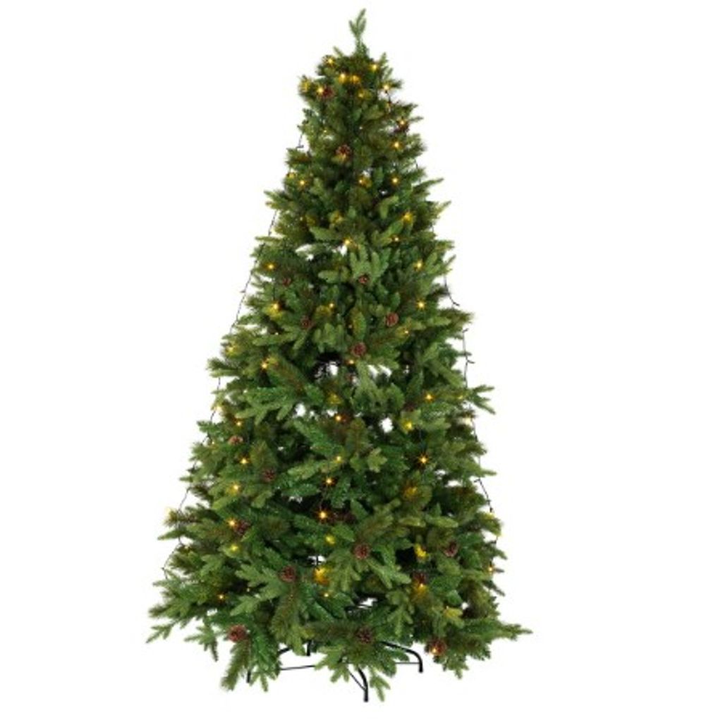 LED Kerstboomverlichting Warmwit 120 LED 6x1,9m Buiten/Binnen