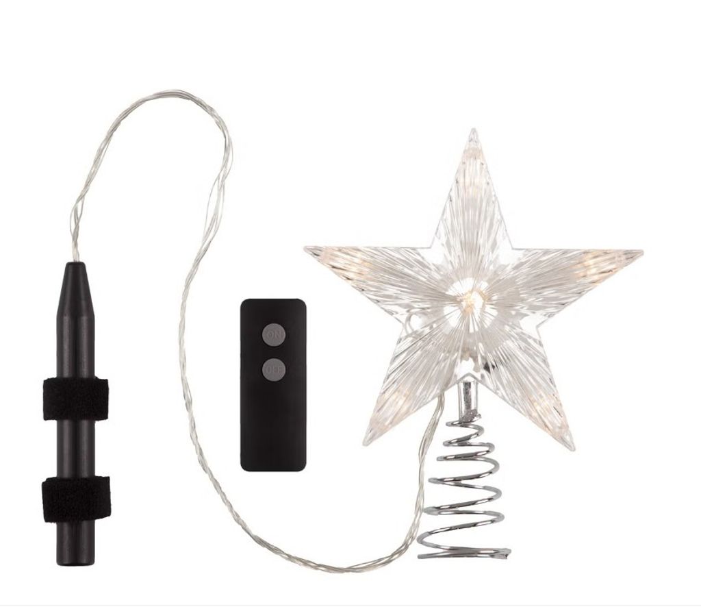 Northlight LED Juletrestjerne 17,5cm Batteridrevet med Fjernkontroll