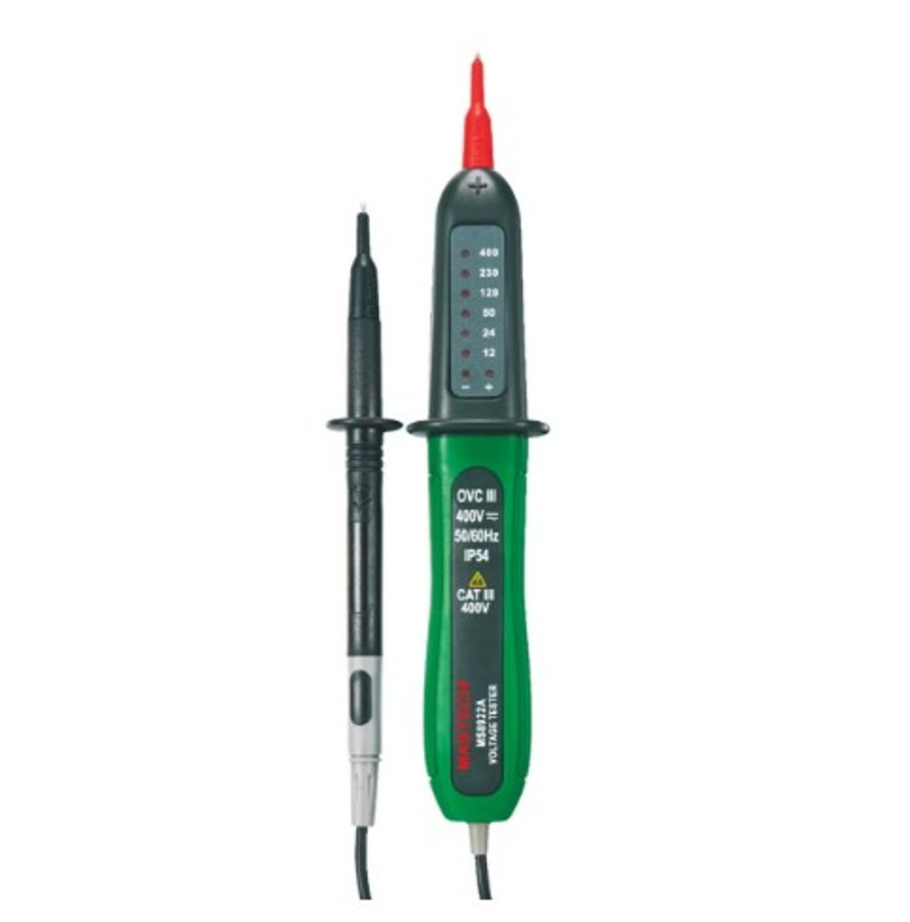 Mastech Spenningsprøver 12–400V AC/DC