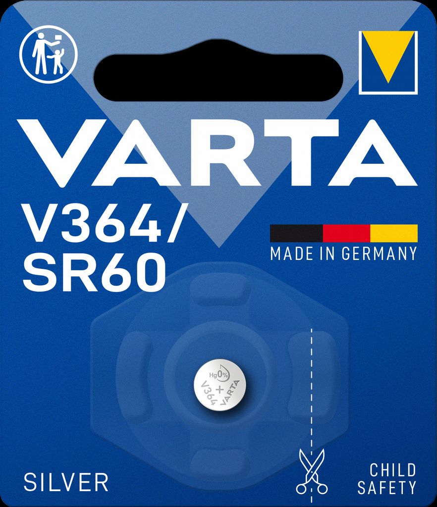 VARTA Silvermyntknappcellsbatteri V364 / SR60