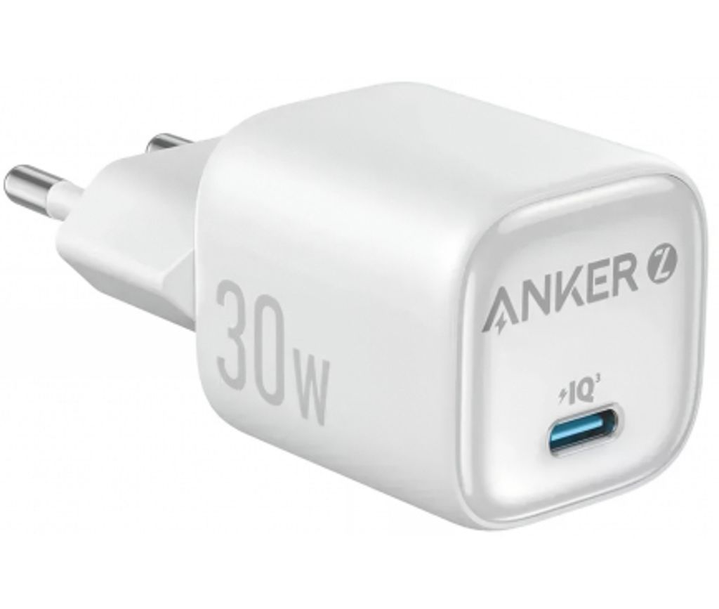 Anker Zolo vægoplader 30W USB-C – Hvid
