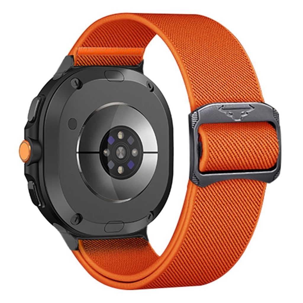 Samsung Galaxy Watch8 44 mm jne. Kellonranneke, Nylon - oranssi