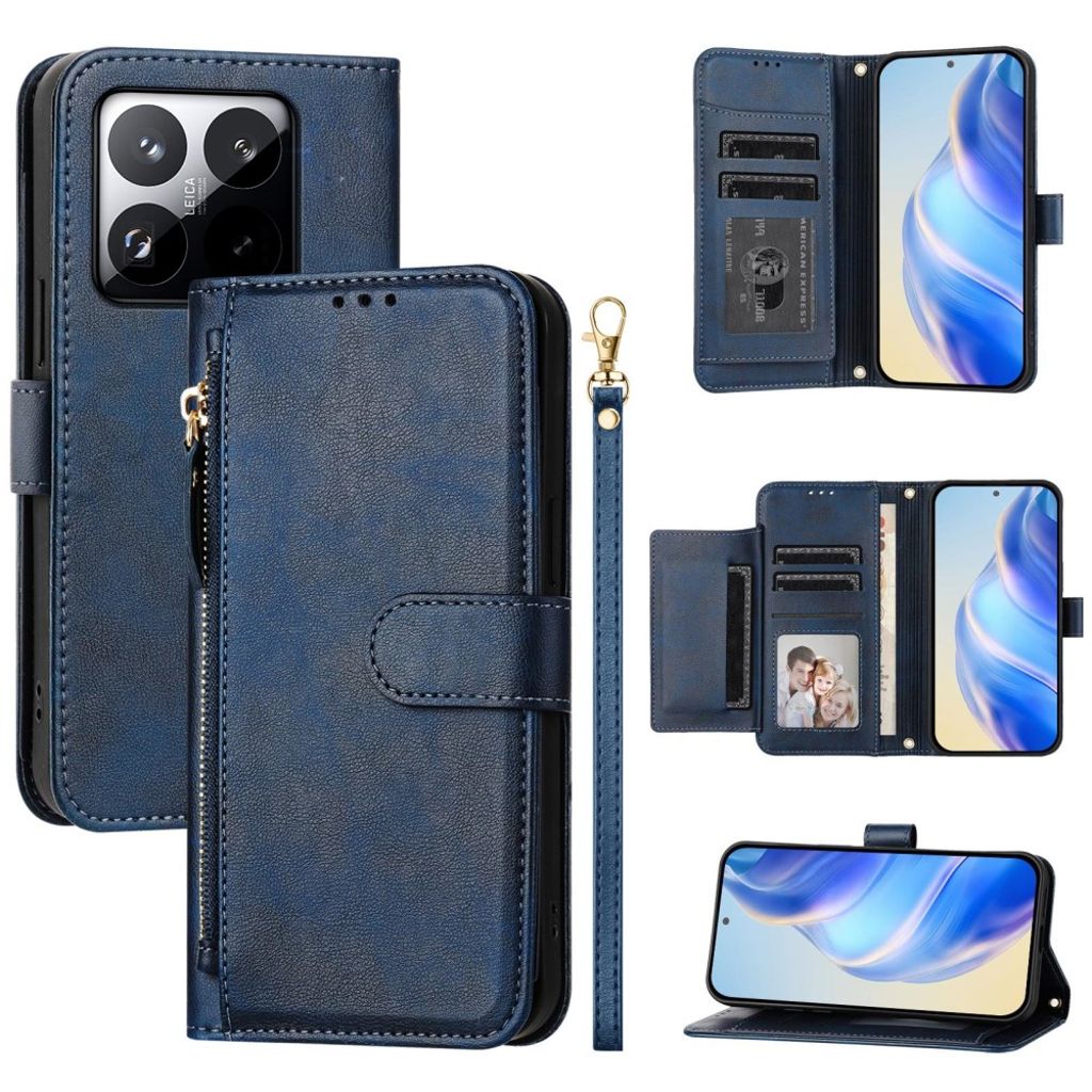 Xiaomi 15T Kotelo Korttipaikka - Sininen