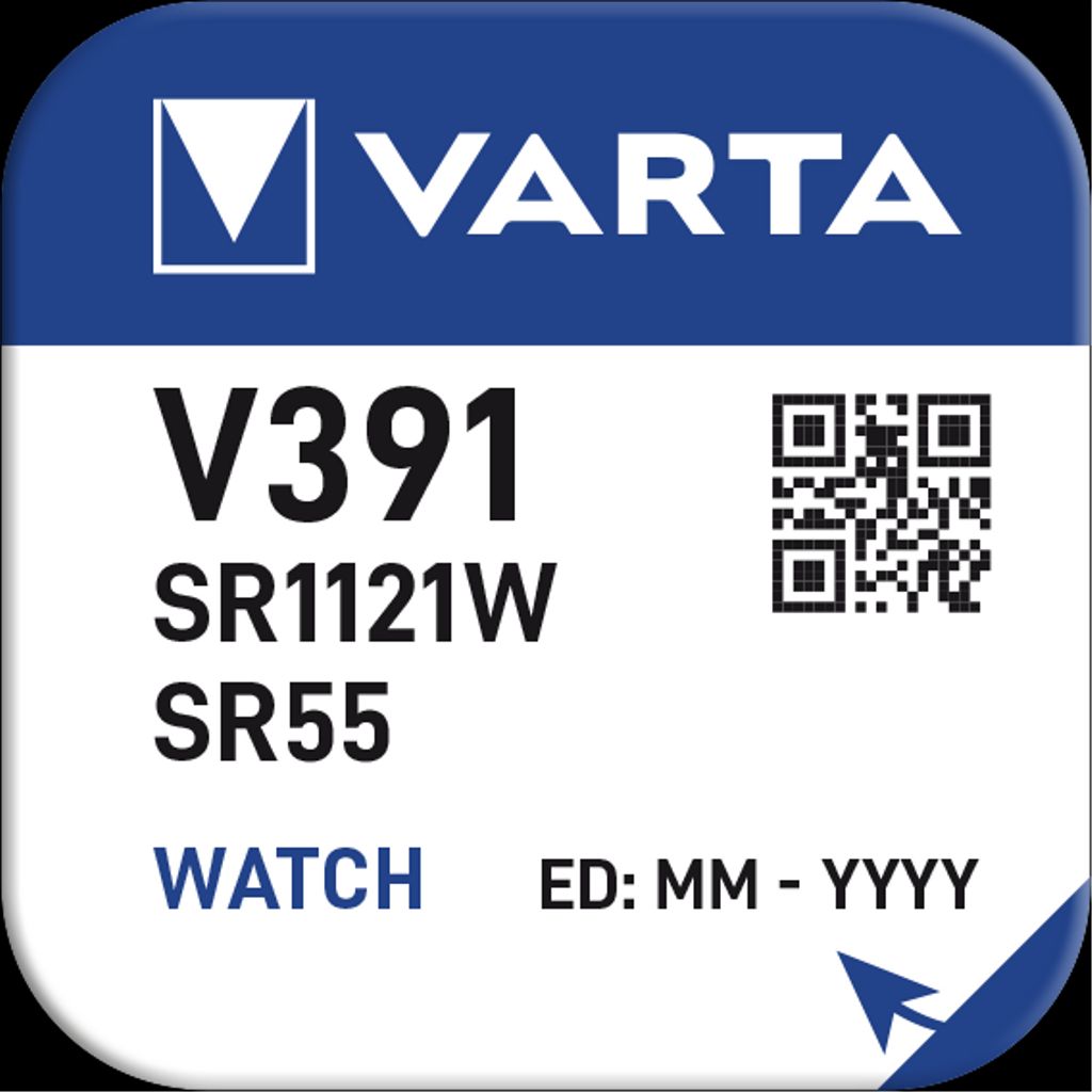 VARTA Silver Coin knappcellsbatteri V391 / SR55