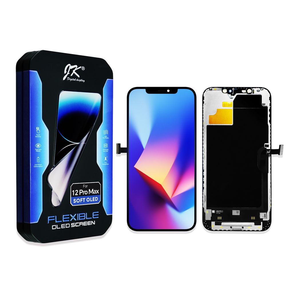iPhone 12 Pro Max Soft OLED Skærm – JK Premium