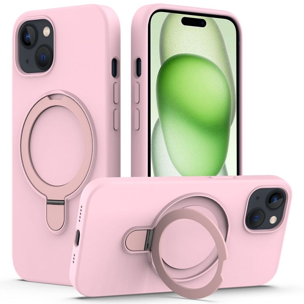 iPhone 15 Plus MagSafe Case Ring Stand - Pink