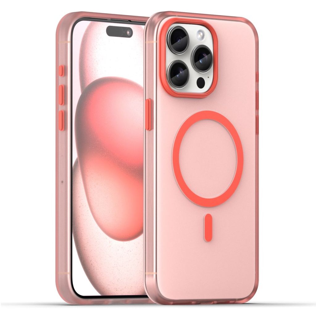 iPhone 15 Pro Max MagSafe Kuori - Punainen