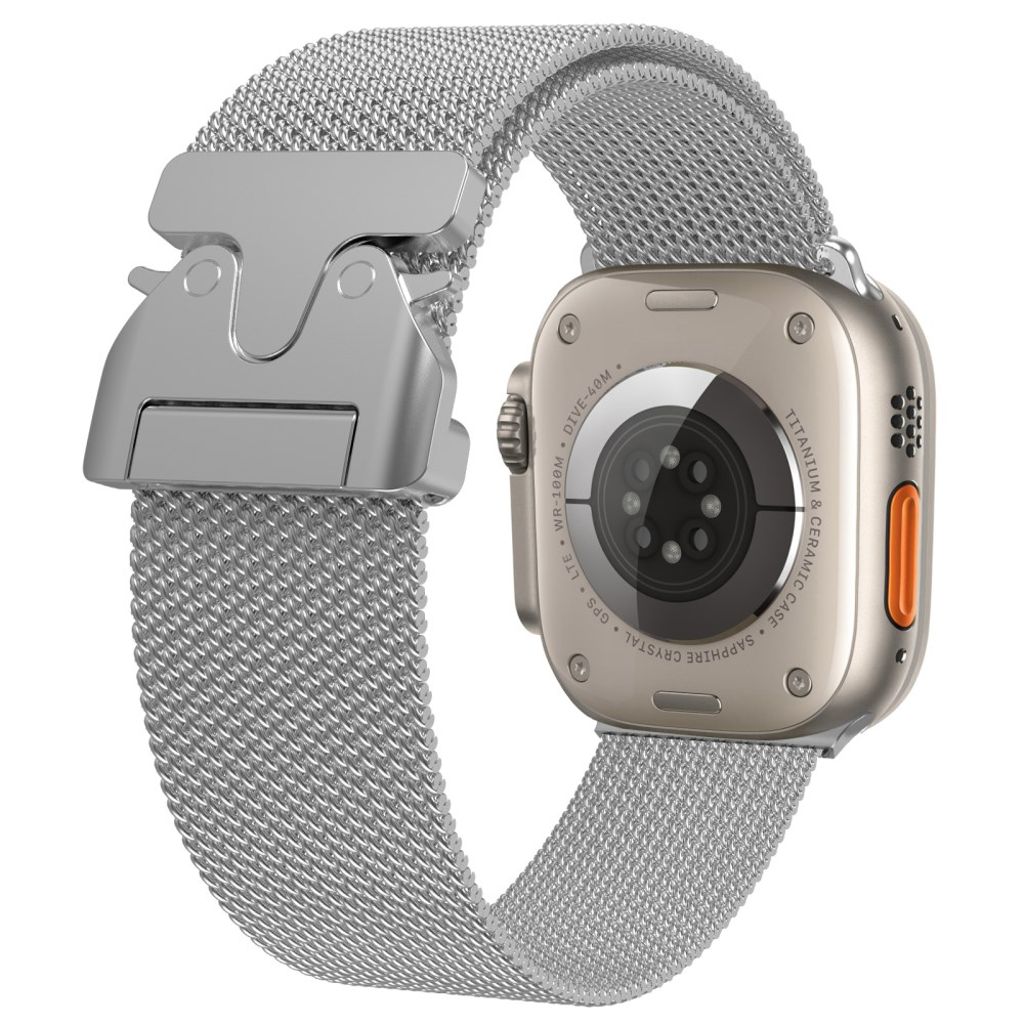 Apple Watch 38/40/41/42mm Milanese Quick Release Urrem - Sølv