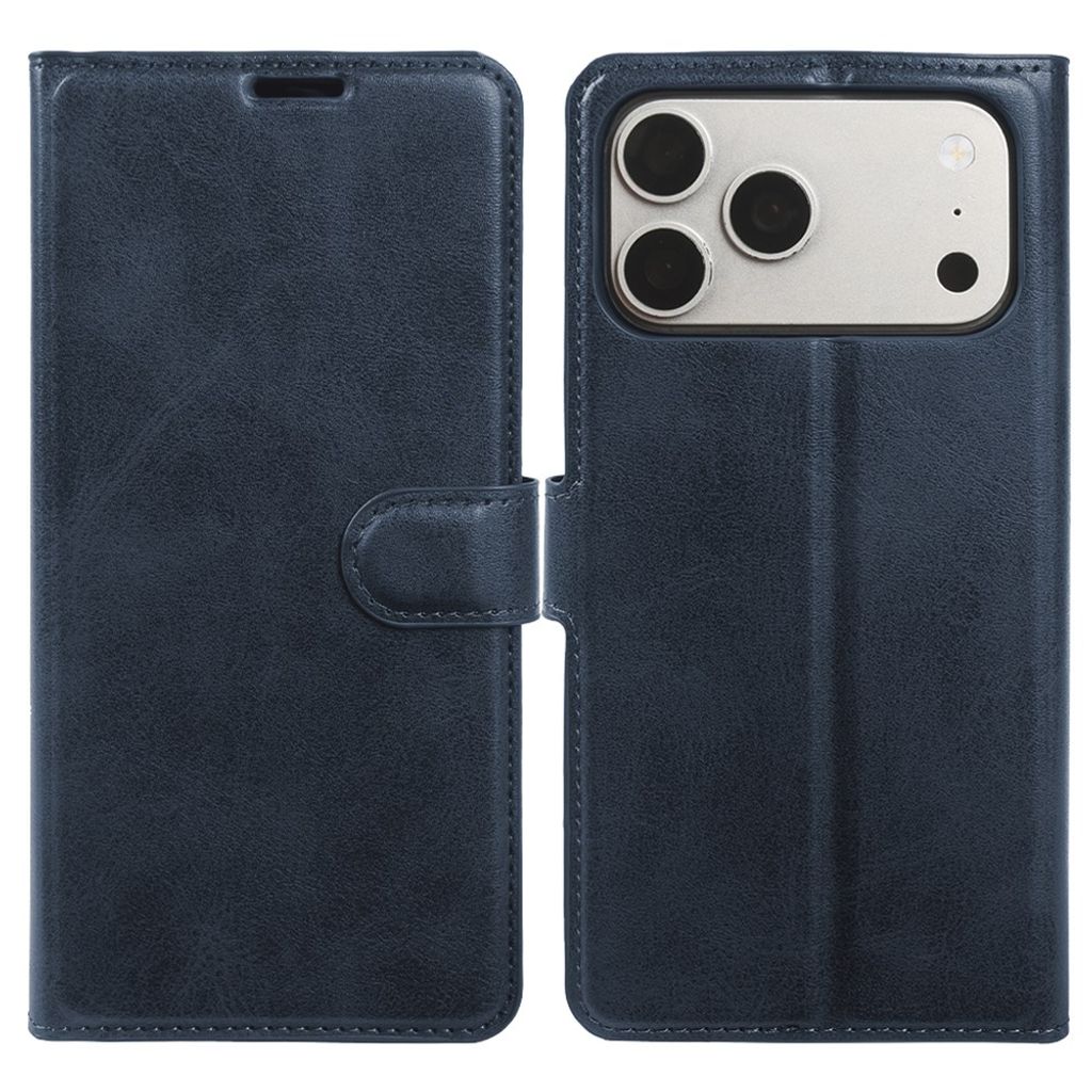 iPhone 18 Pro Max/17 Pro Max Lompakkokotelo jalustalla - Sininen