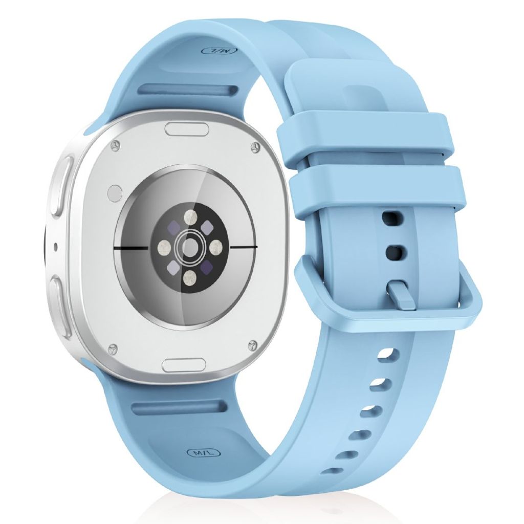 Samsung Galaxy Watch9/20 silikon klokkerem med hurtigfeste S - Lysblå