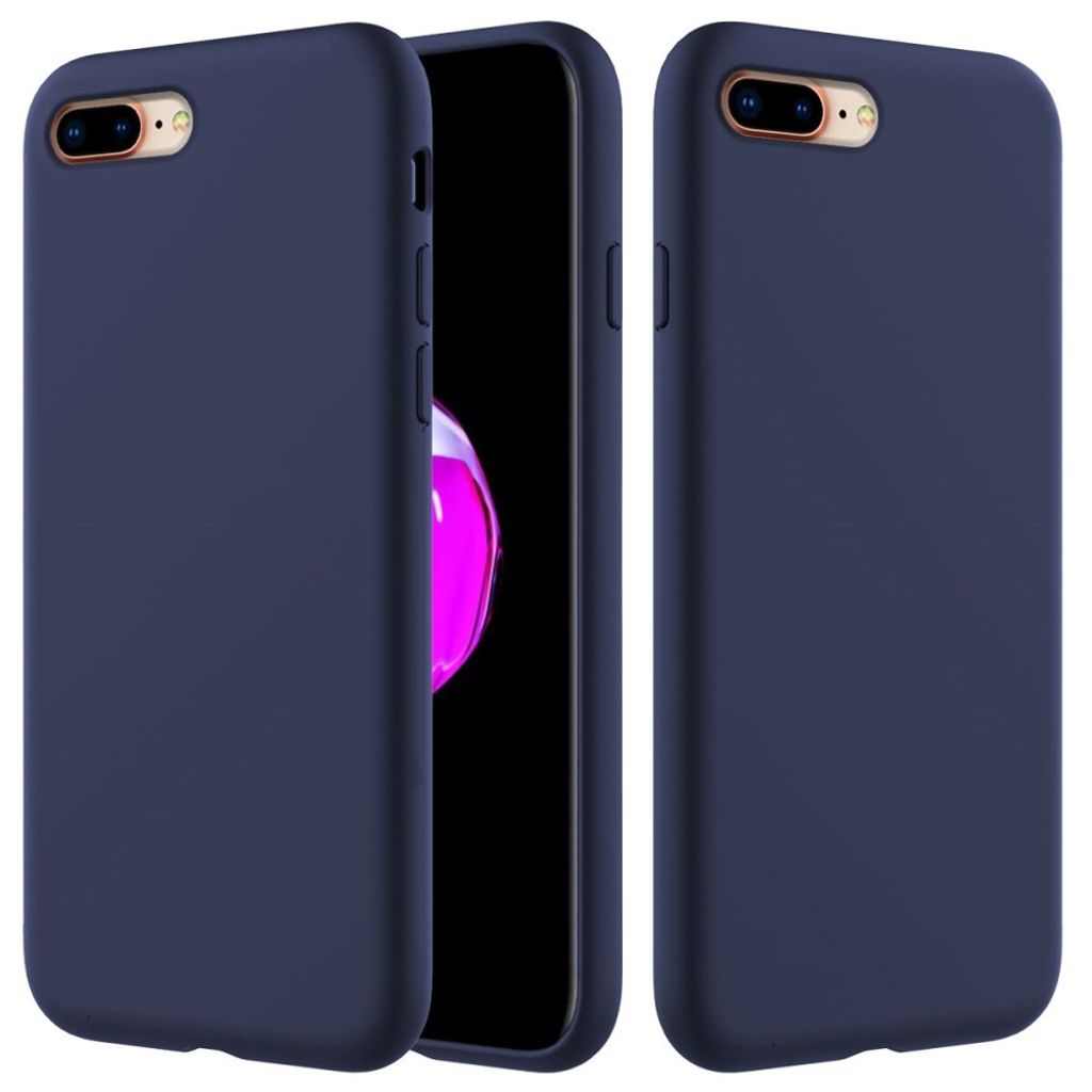 iPhone 8 Plus / 7 Plus Silikone Cover - Blå