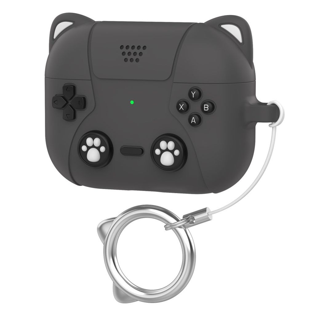 Apple AirPods Pro 3 Cover Spilkonsol Kat - Grå