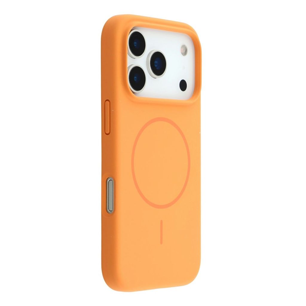 X-LEVEL iPhone 18 Pro Max/17 Pro Max MagSafe kuori silikonista - Oranssi
