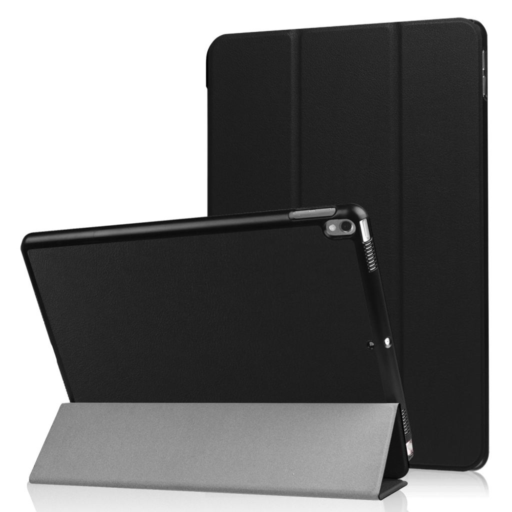 iPad Pro/Air 10.5" Tri-Fold Fodral i PU-läder – Svart