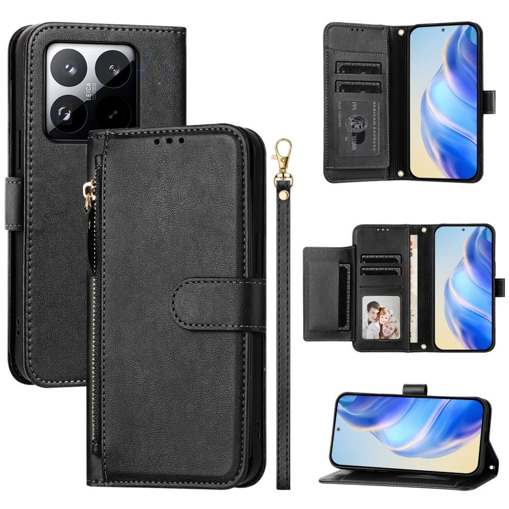 Xiaomi 15T Kotelo Korttipaikka - Musta