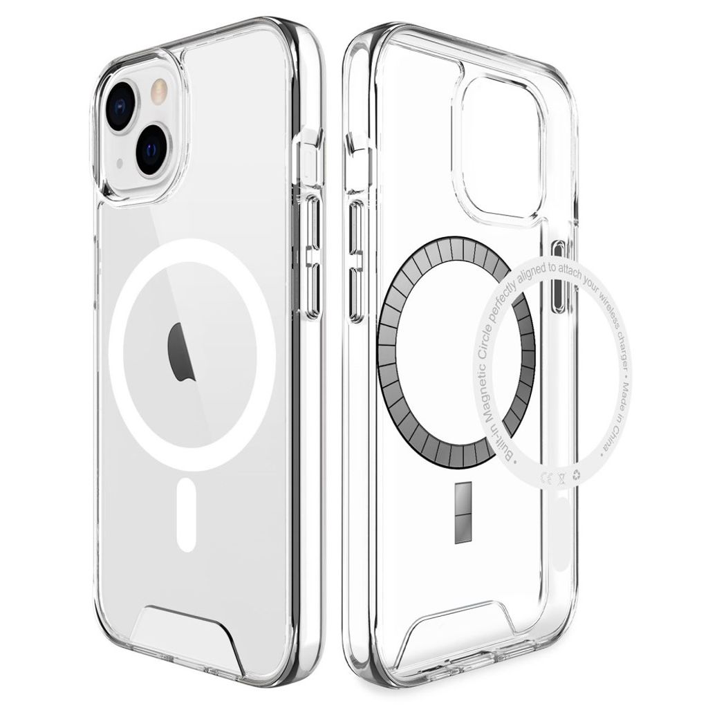 iPhone 13 Mini MagSafe Compatible Clear Case – Transparent