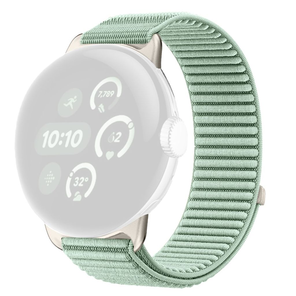 Google Pixel Watch 4 45 mm jne. Kellonranneke Nylon - vihreä