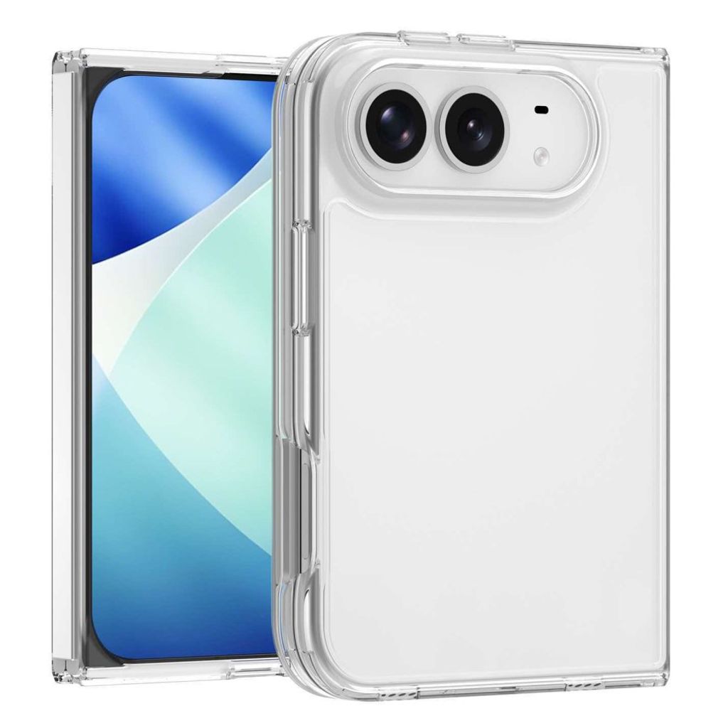 iPhone Duo Cover i TPU/akryl - Gennemsigtig