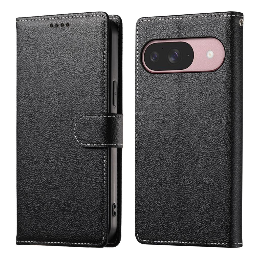 Google Pixel 11 / 11 Pro Plånboksfodral i PU-läder - Svart